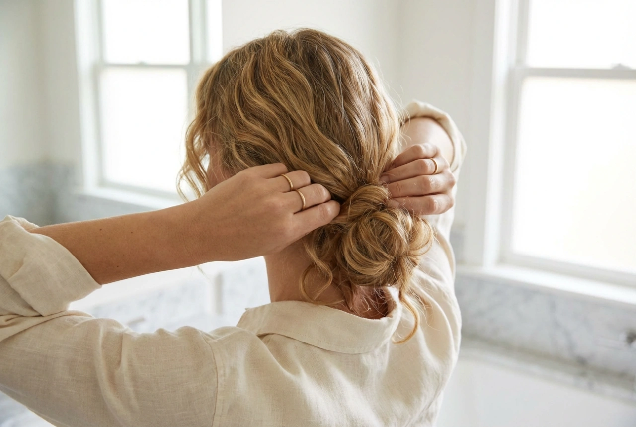 Estilo diário: um penteado para cabelo de comprimento médio em poucos passos