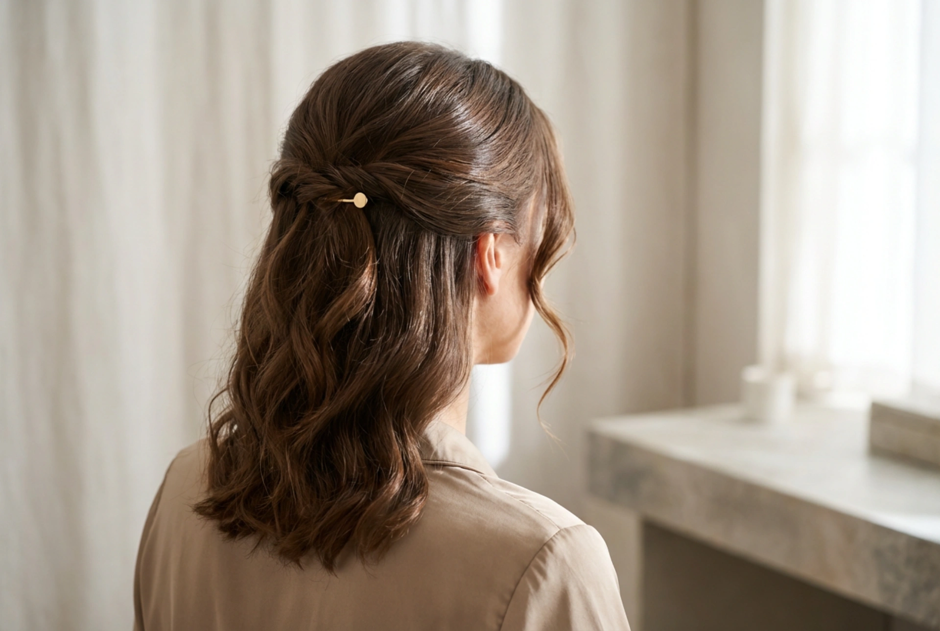 Penteados para Cabelos Médios: Ondas, Semi-presos e Coques Elegantes