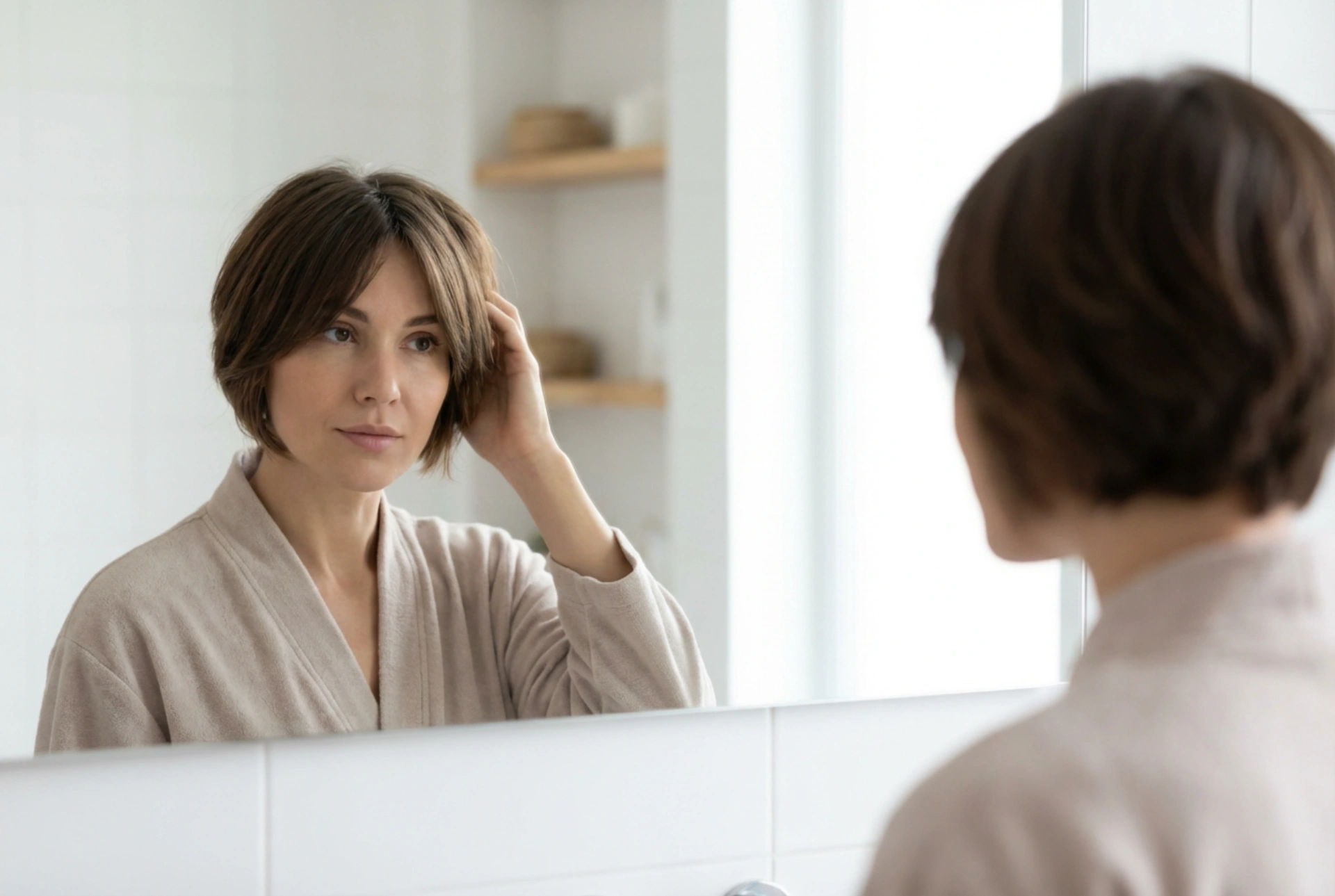 Harmonia de proporções: penteados para rosto quadrado e cabelo fino