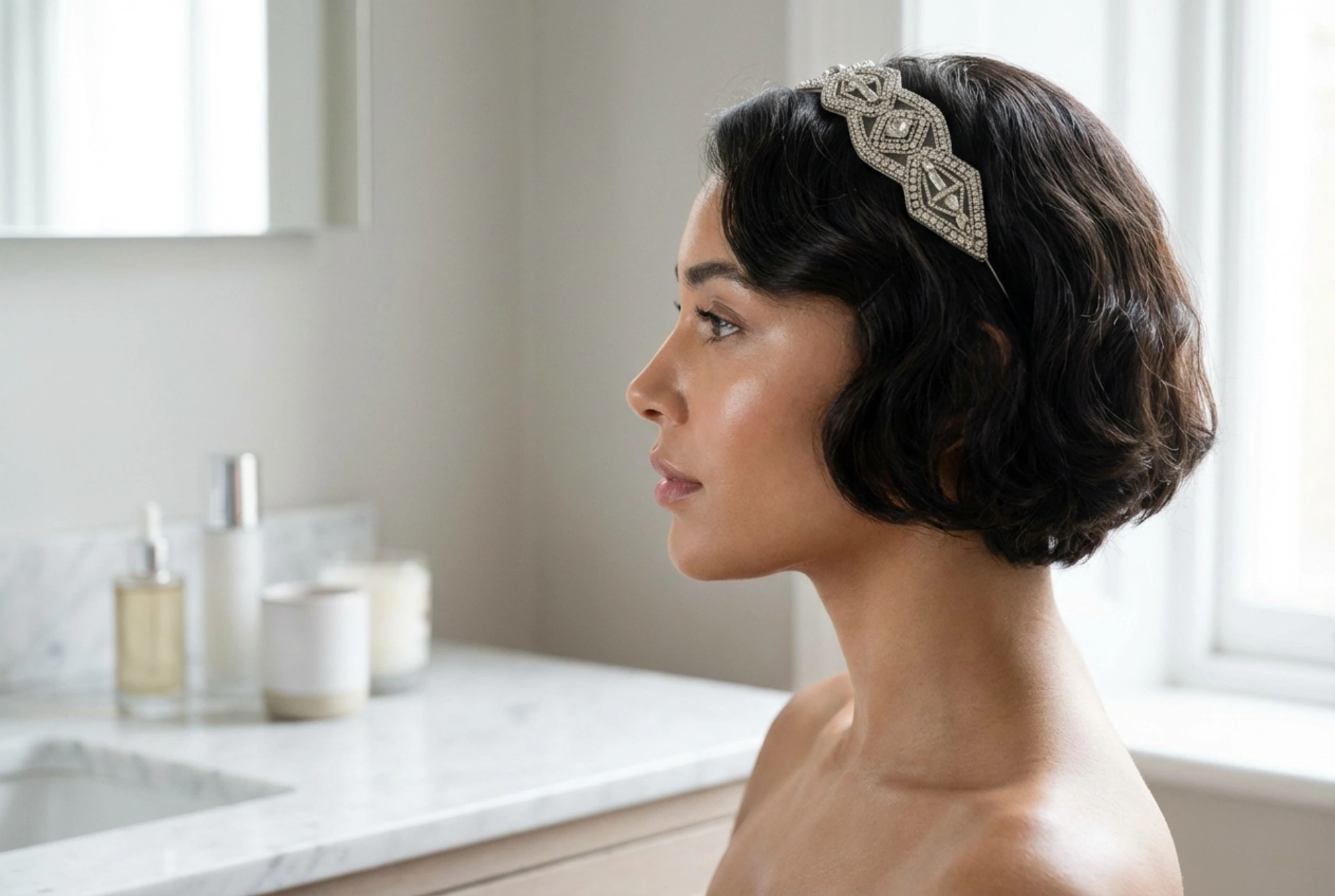 Penteados dos anos 20 para cabelo curto: bob, ondas e acessórios marcantes