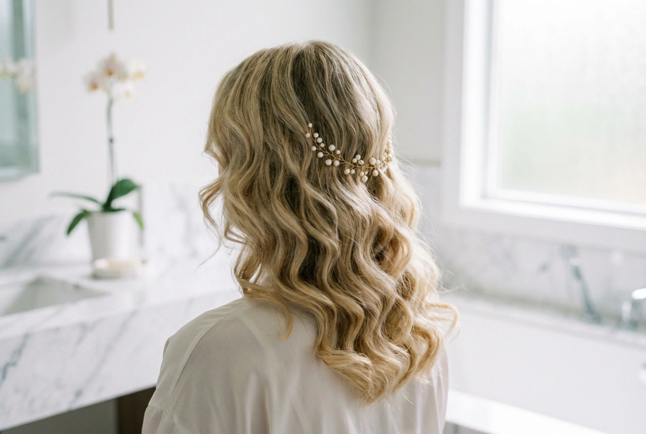 Cabelo pelos ombros para casamento: penteados, caracóis e ondas sem perder o volume