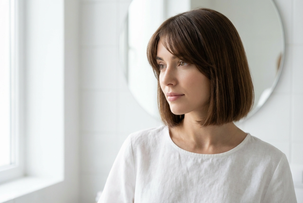 Cortes bob de comprimento médio com franja: como estilizar no dia a dia