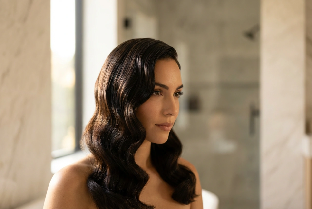Penteados retro: ondas ao estilo da antiga Hollywood e apanhados elegantes