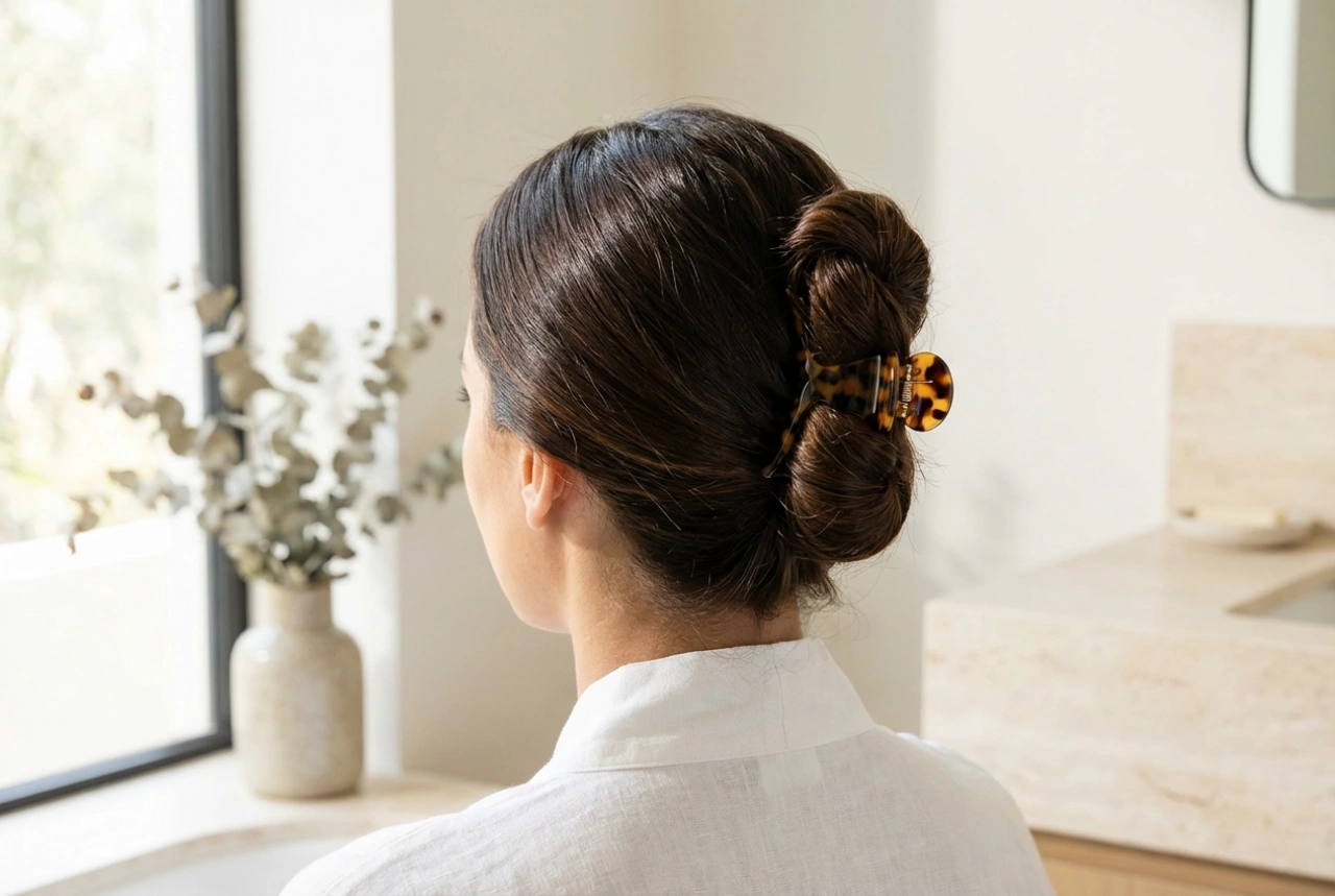 Penteados com mola de cabelo: penteados para o dia a dia e versões de noite