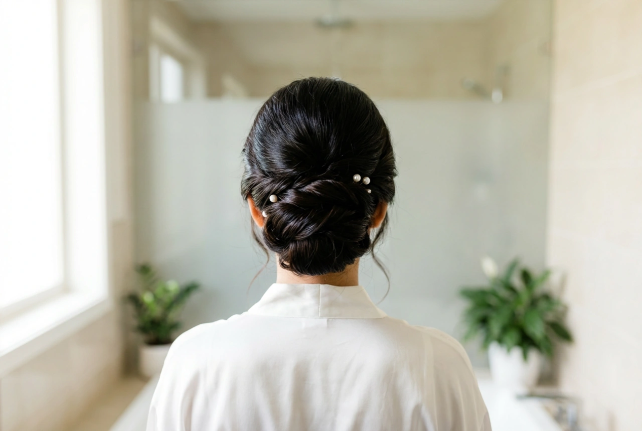 Penteados para cabelos lisos para um casamento: penteados elegantes e duradouros