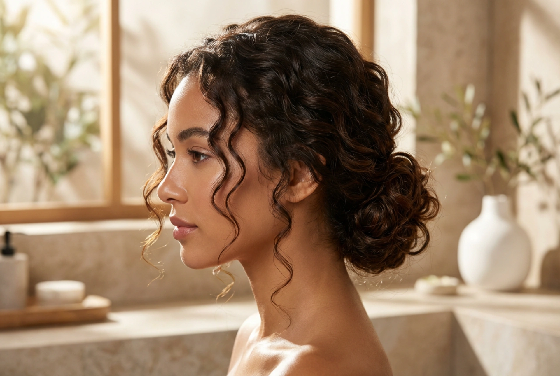 Coque para Cabelo Cacheado: Definição, Alisamento e um Penteado Duradouro
