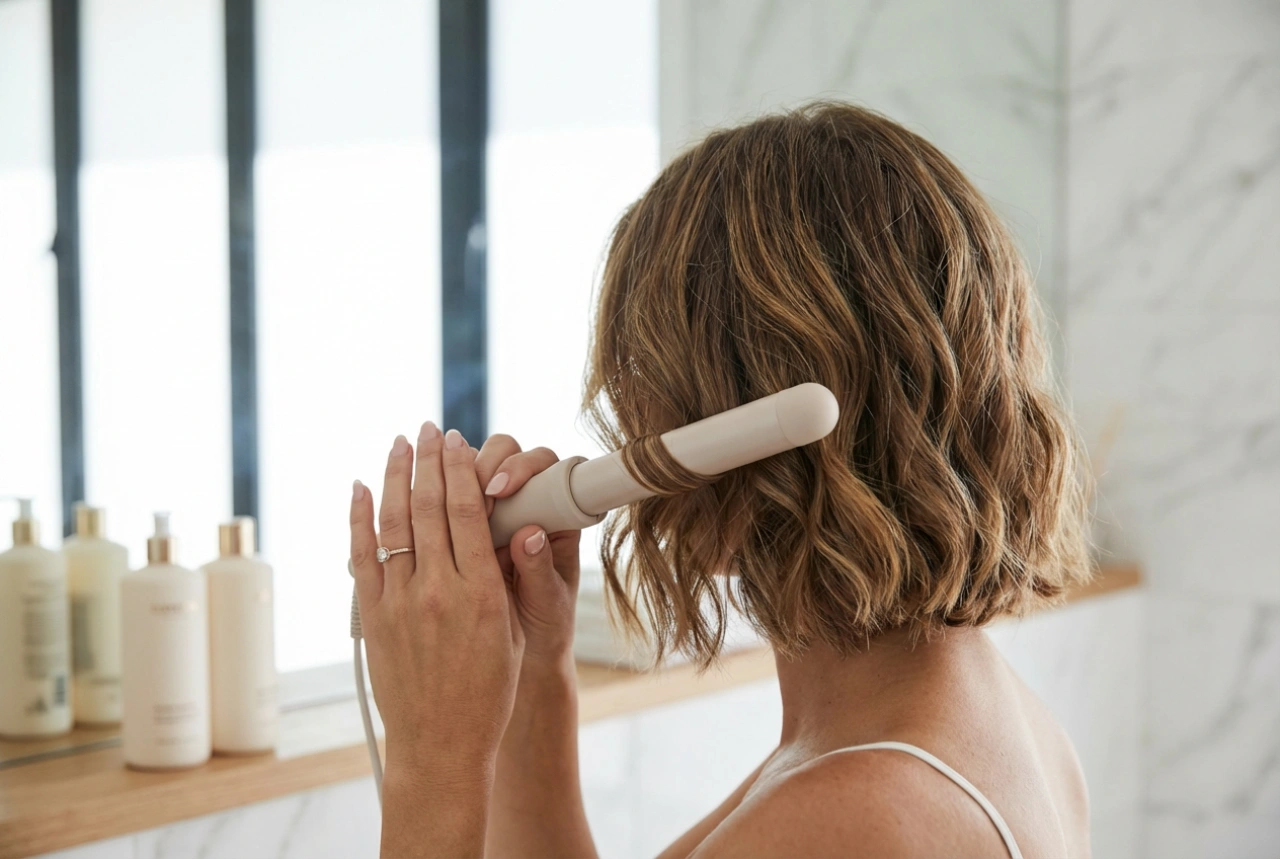 Ondas Quebradas em Cabelo Curto Passo a Passo: Ferramentas e Fixação