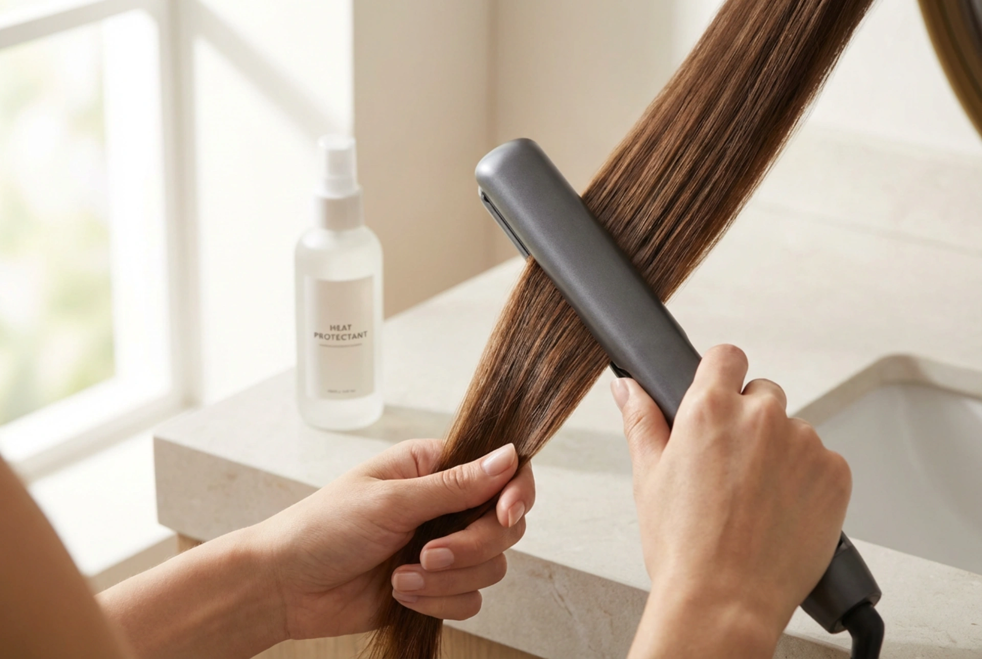 Alisador de cabelo: fios lisos passo a passo e proteção térmica