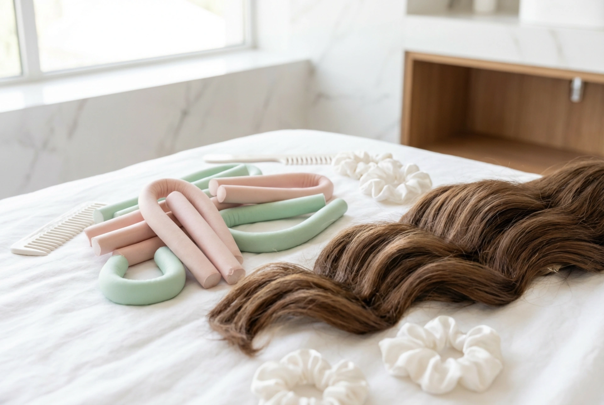 Bobes de cabelo grossos: volume e ondas largas sem calor