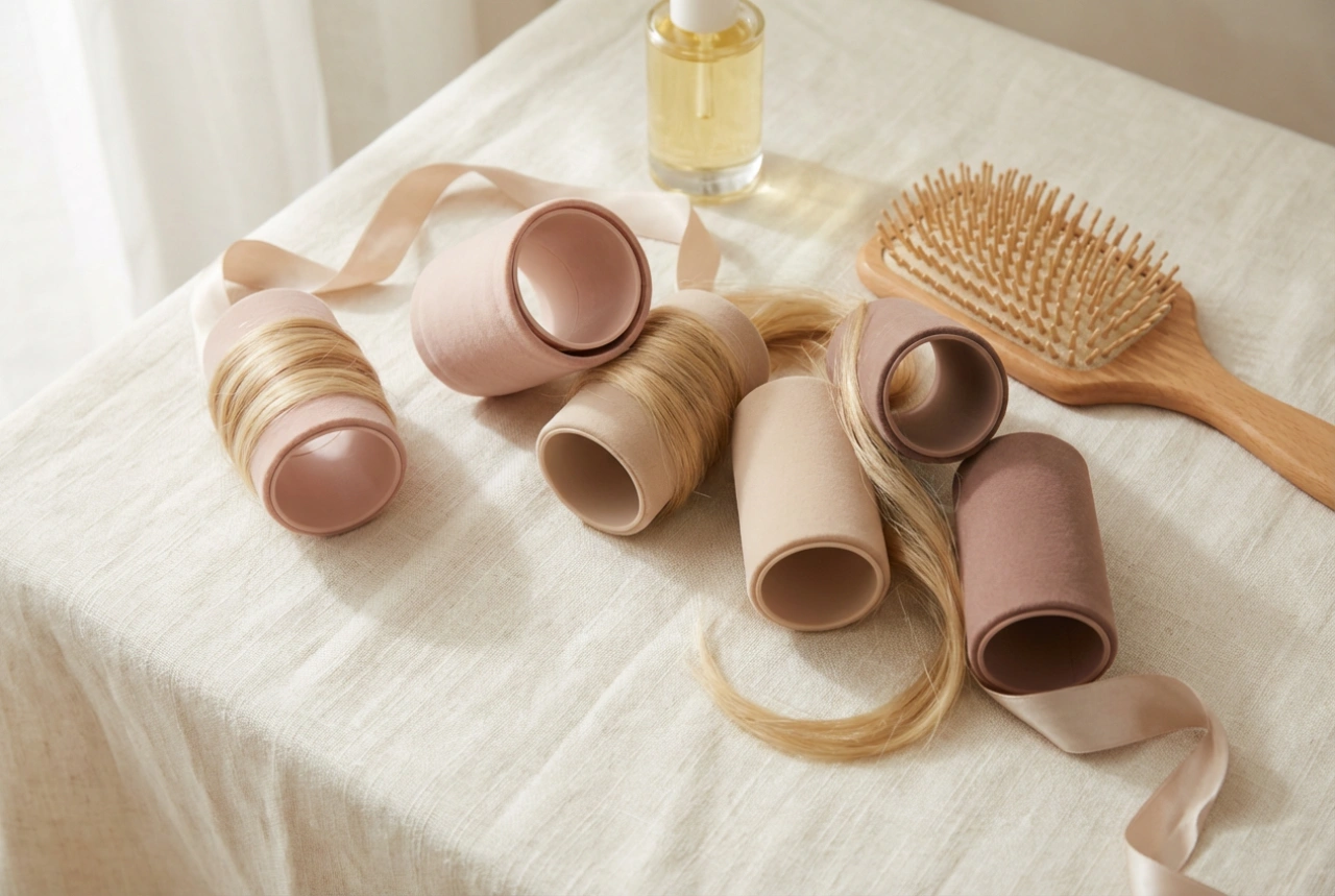 Rolos de cabelo grandes: volume na raiz e ondas suaves