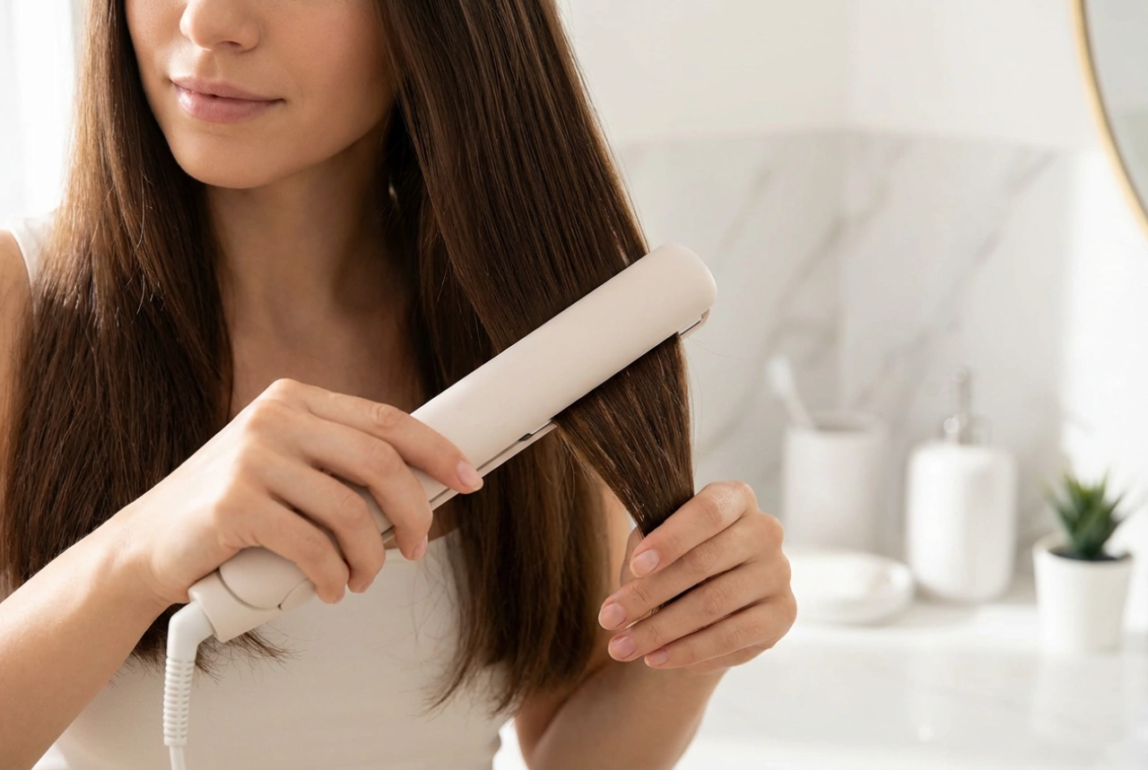 Alisador de cabelo com ionização: fios lisos e sem frizz