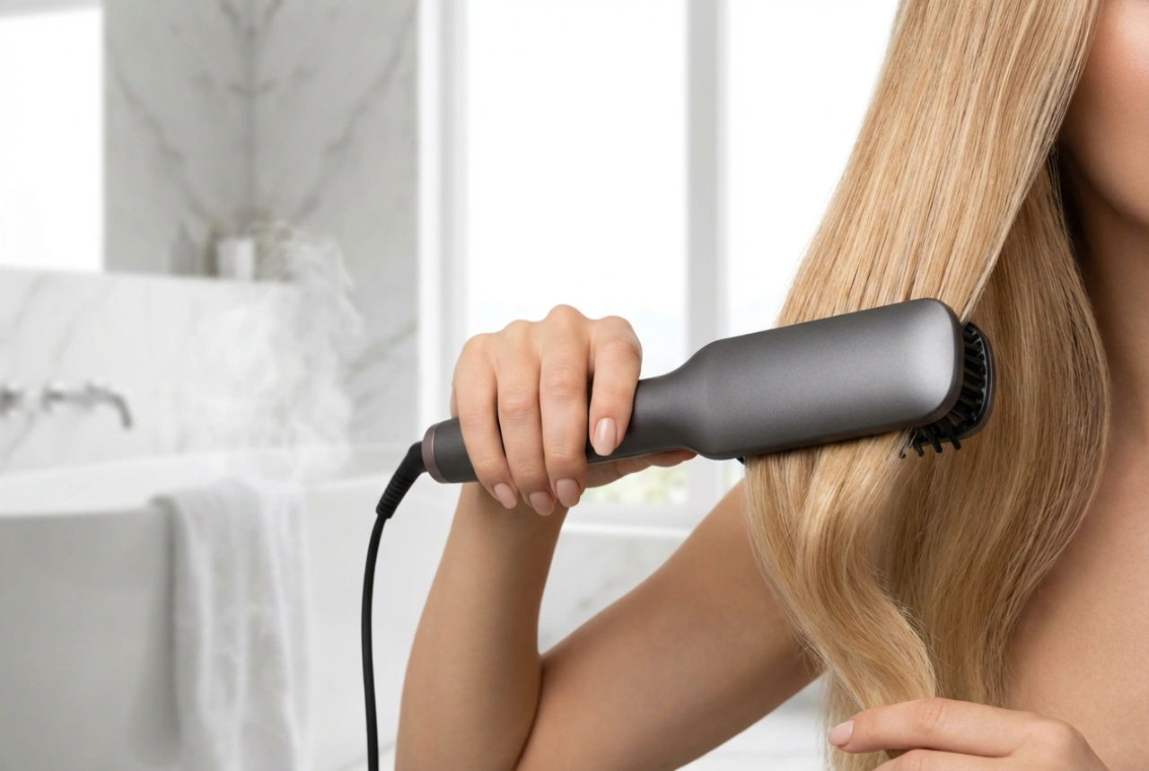 Modelador tudo-em-um: a escova secadora de cabelo