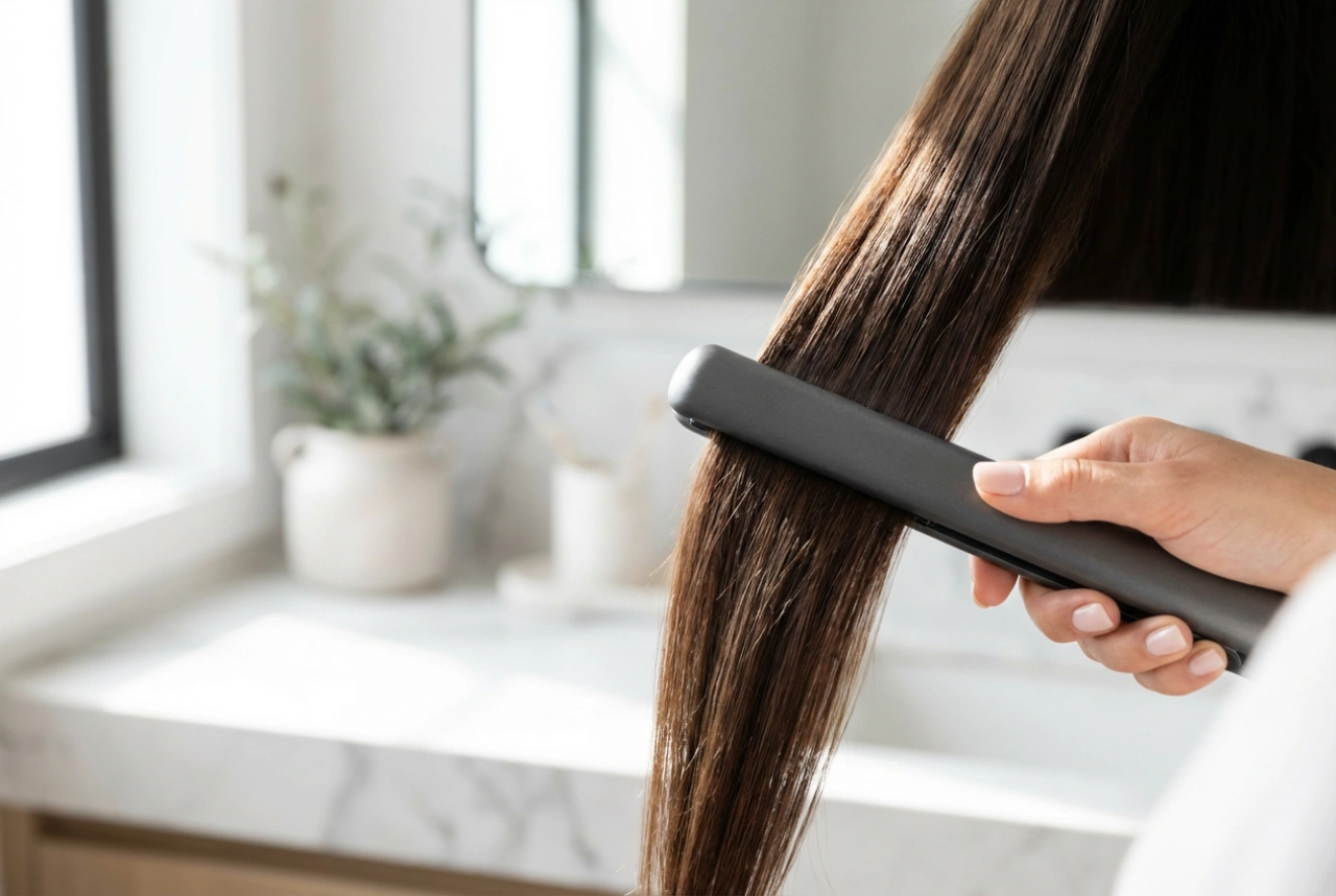 Prancha de cabelo profissional: resultados de salão em casa