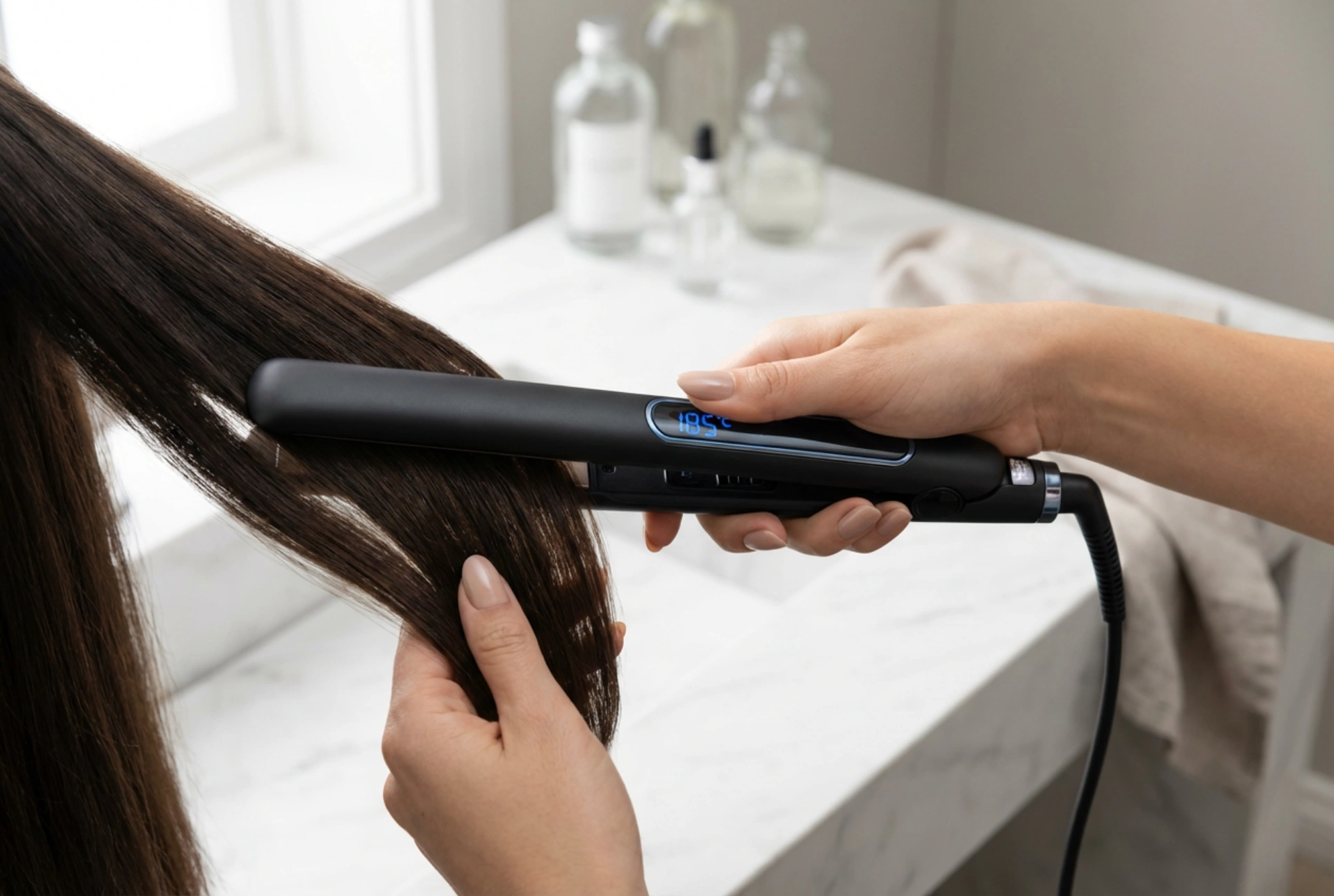 Prancha de cabelo com controlo de temperatura: como escolher as definições e modelar sem queimar