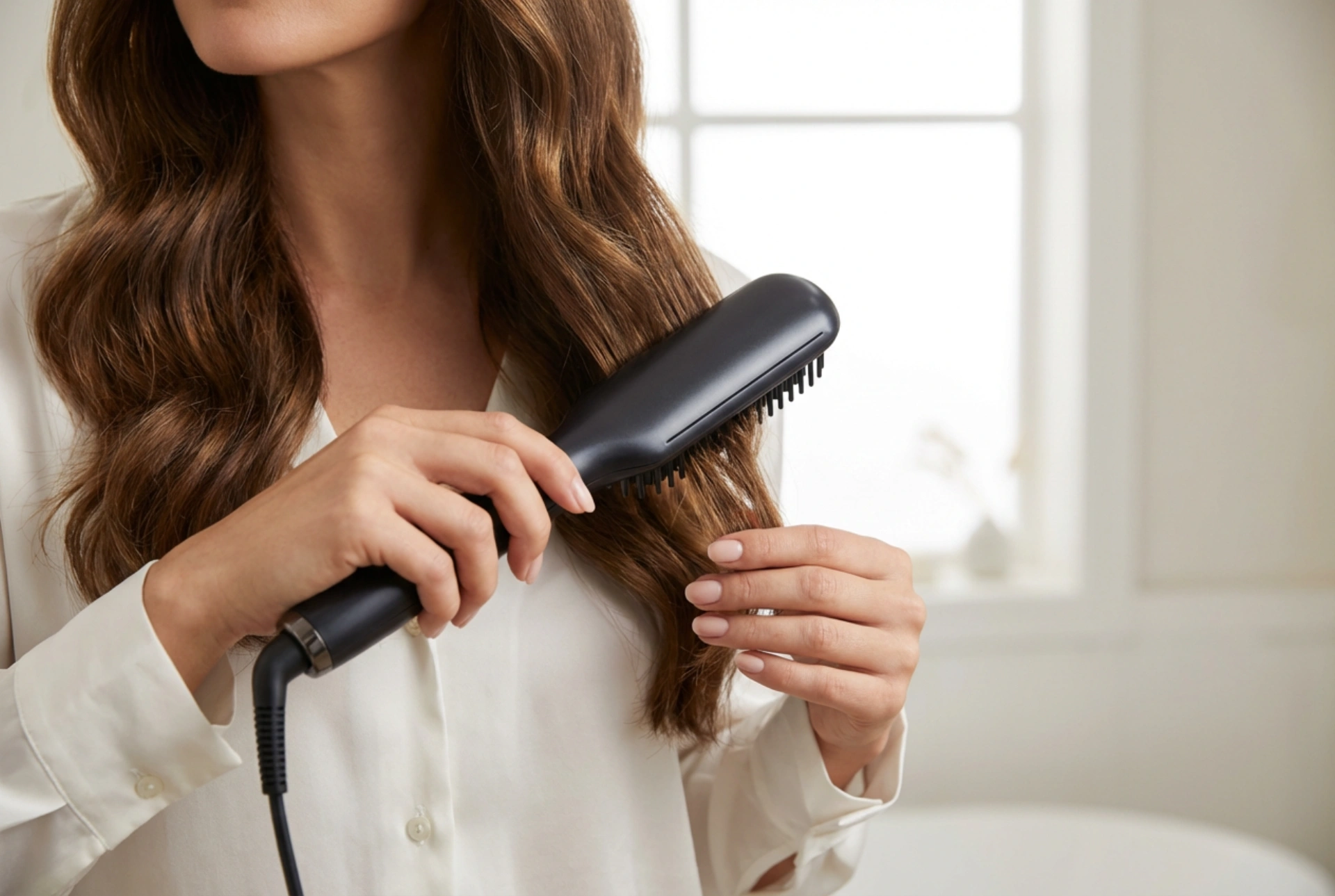 Modelador de cabelo com escova: como encaracolar e alisar ao mesmo tempo