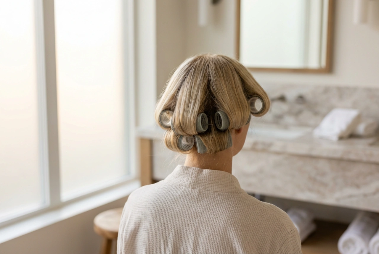 Rolos para levantar o cabelo na raiz: volume passo a passo
