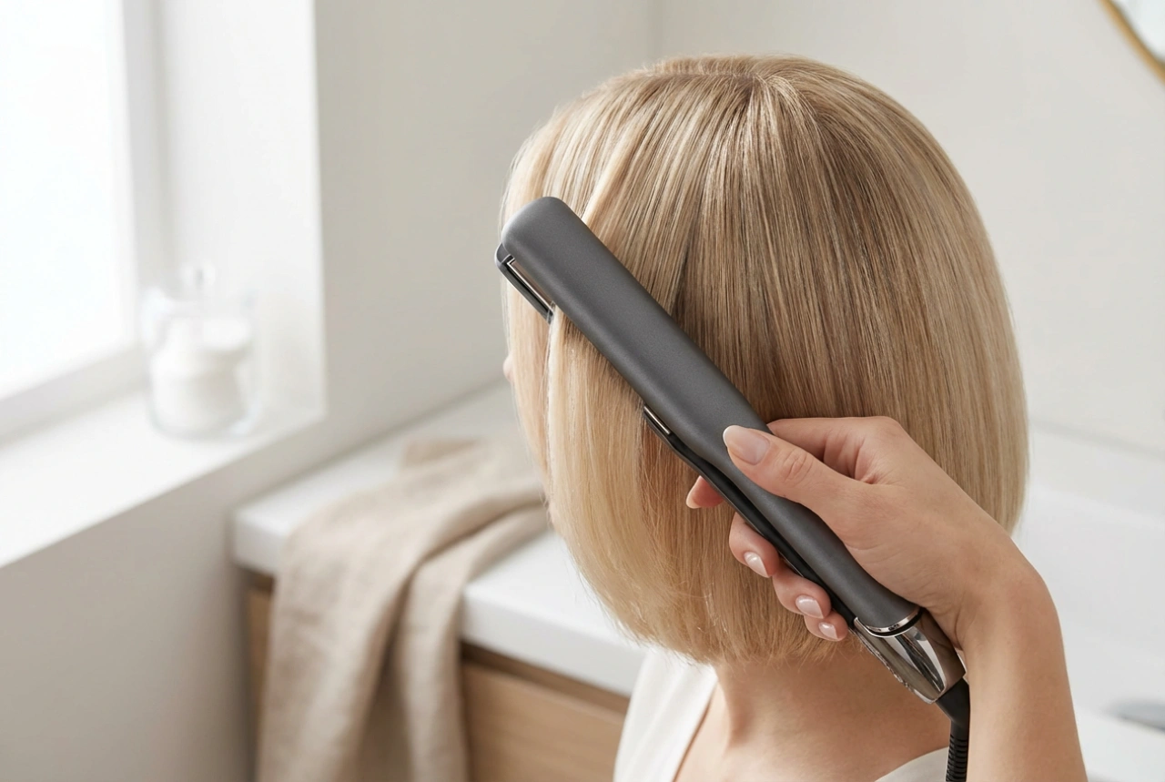 Prancha pequena para cabelo curto: alisamento preciso na raiz