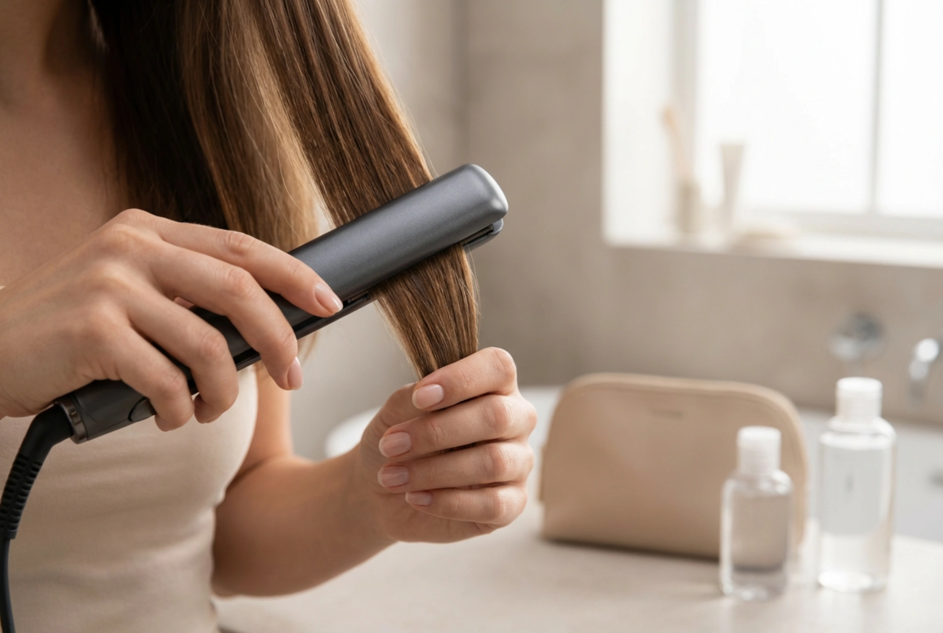 Prancha de cabelo de viagem: penteados compactos para as suas deslocações