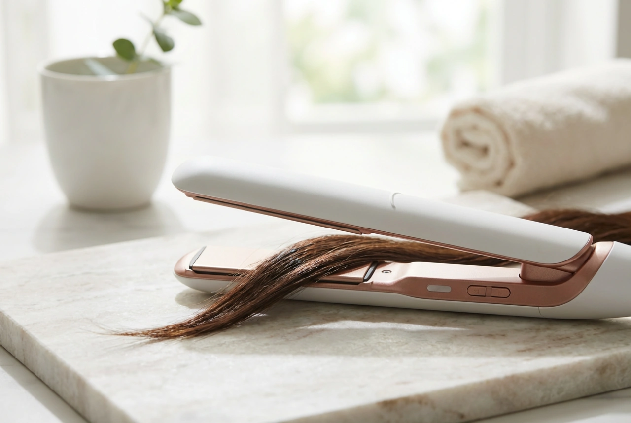 Prancha de Cabelo Sem Danos: Revestimentos, Temperatura e o Movimento Correto