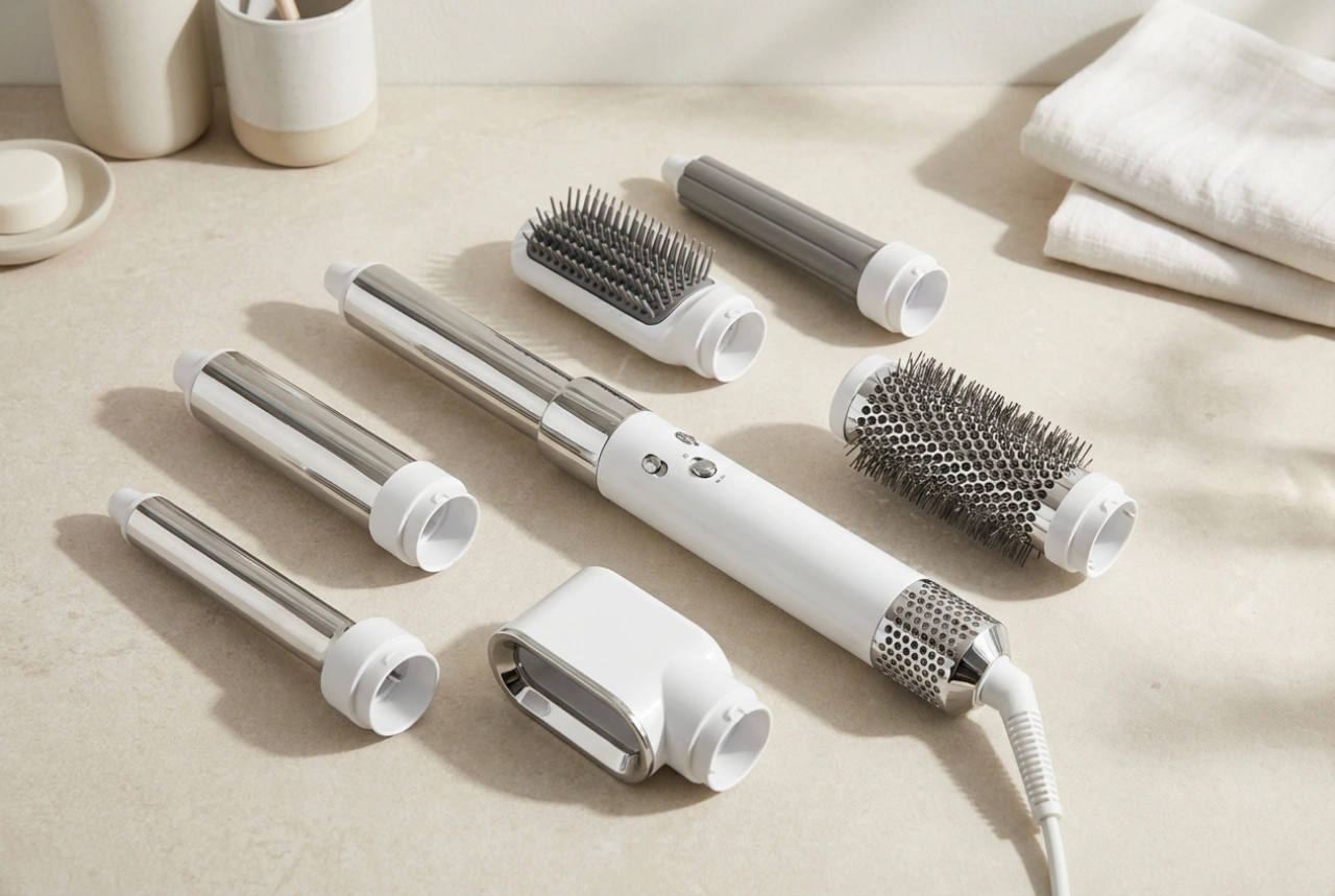 Modelador de cabelo 5 em 1: para que servem os acessórios e como dominá-los
