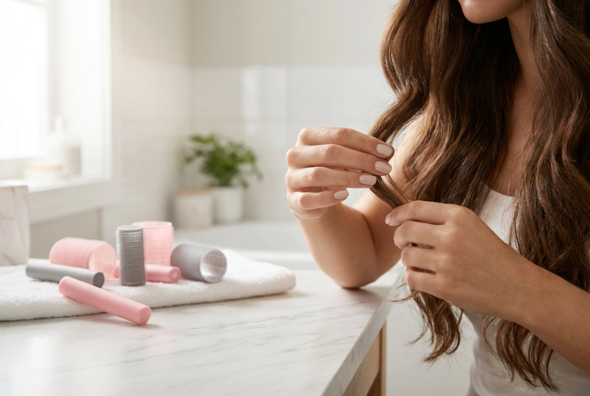 Rolos para cabelos compridos: escolher o diâmetro e técnicas para ondas duradouras