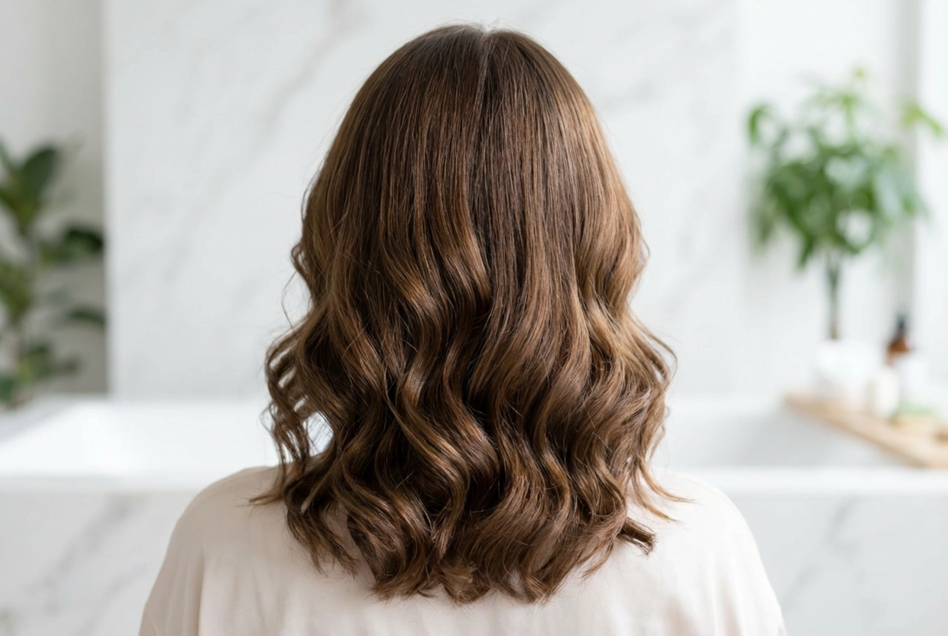 Ondas em cabelo pelos ombros: penteado passo a passo e fixação