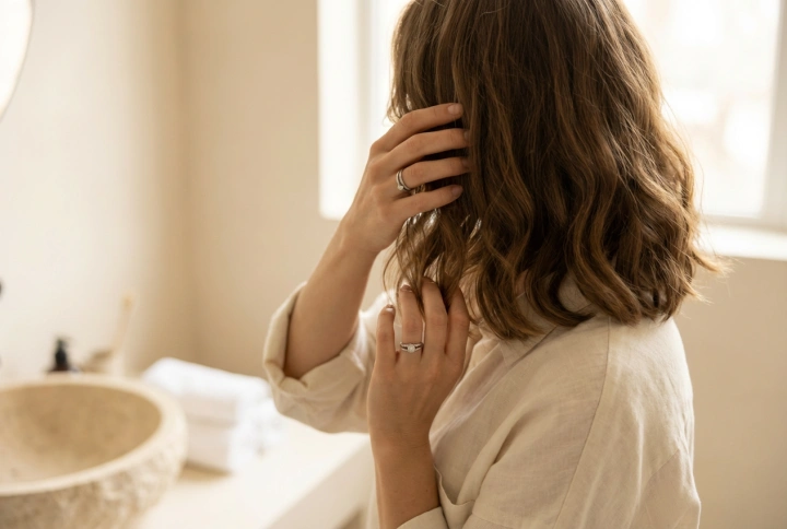 Ondas leves em cabelo até aos ombros: como conseguir um efeito natural