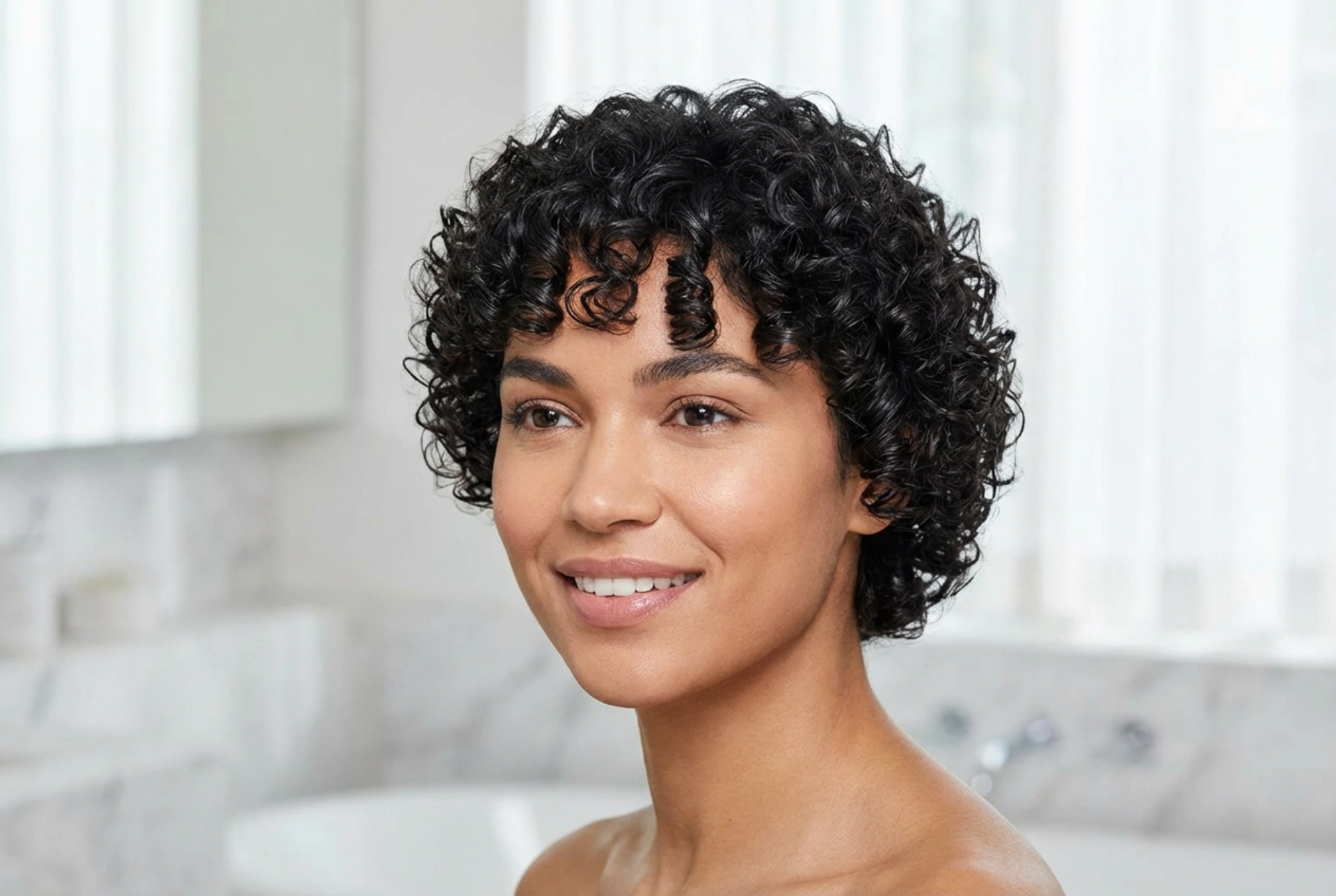 Como Estilizar Cabelo Curto e Encaracolado para um Look Perfeito