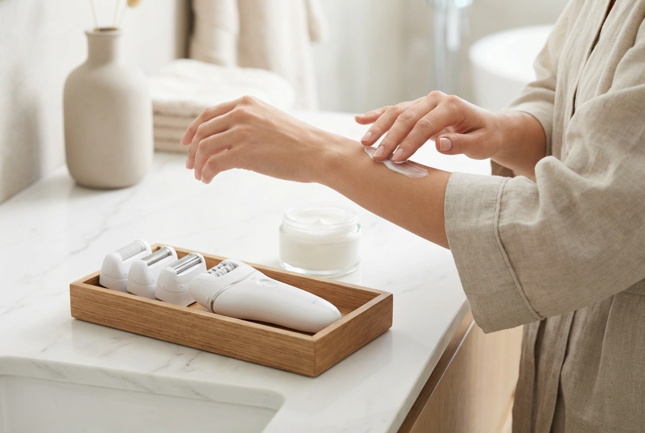 Depilador feminino: tipos de cabeças, configurações e cuidados com a pele