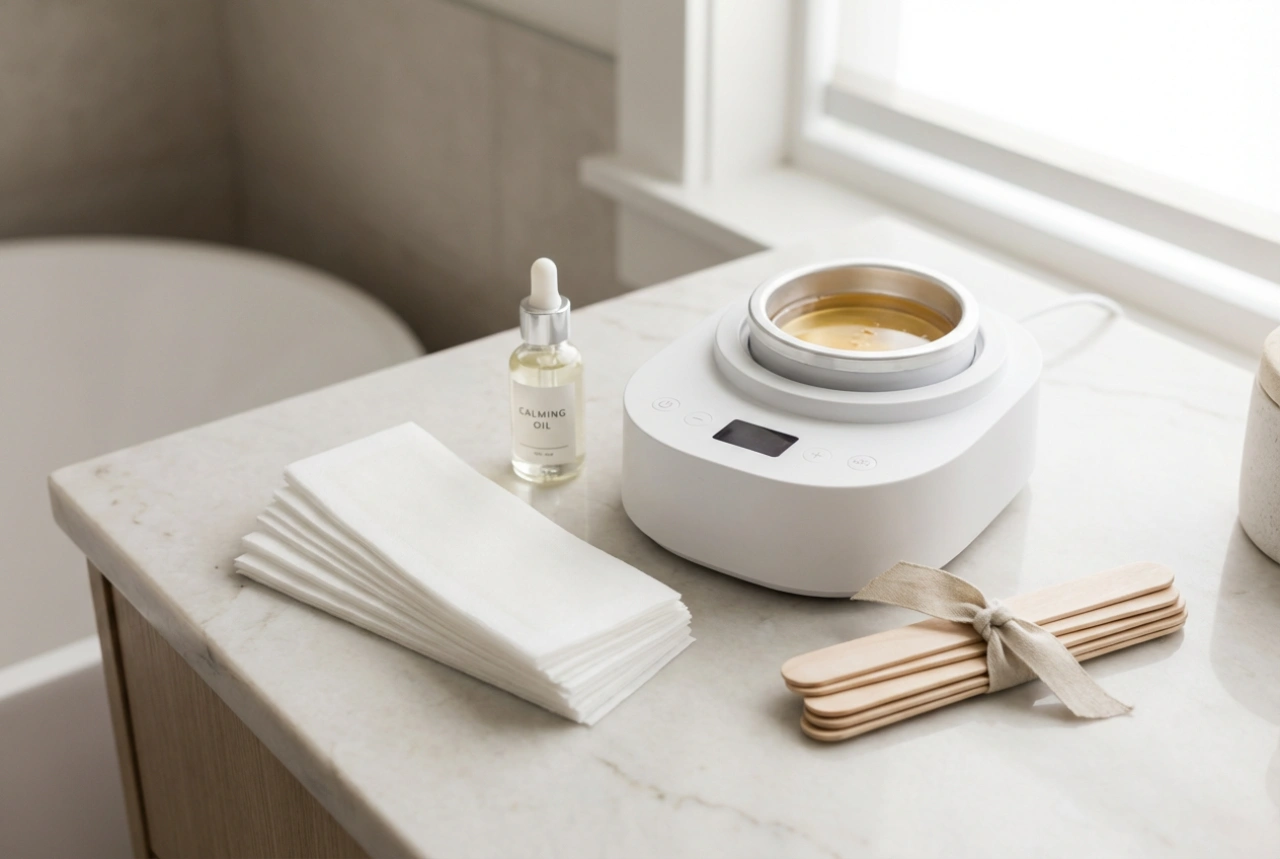 Cera profissional para depilação em casa: técnica, temperatura, segurança