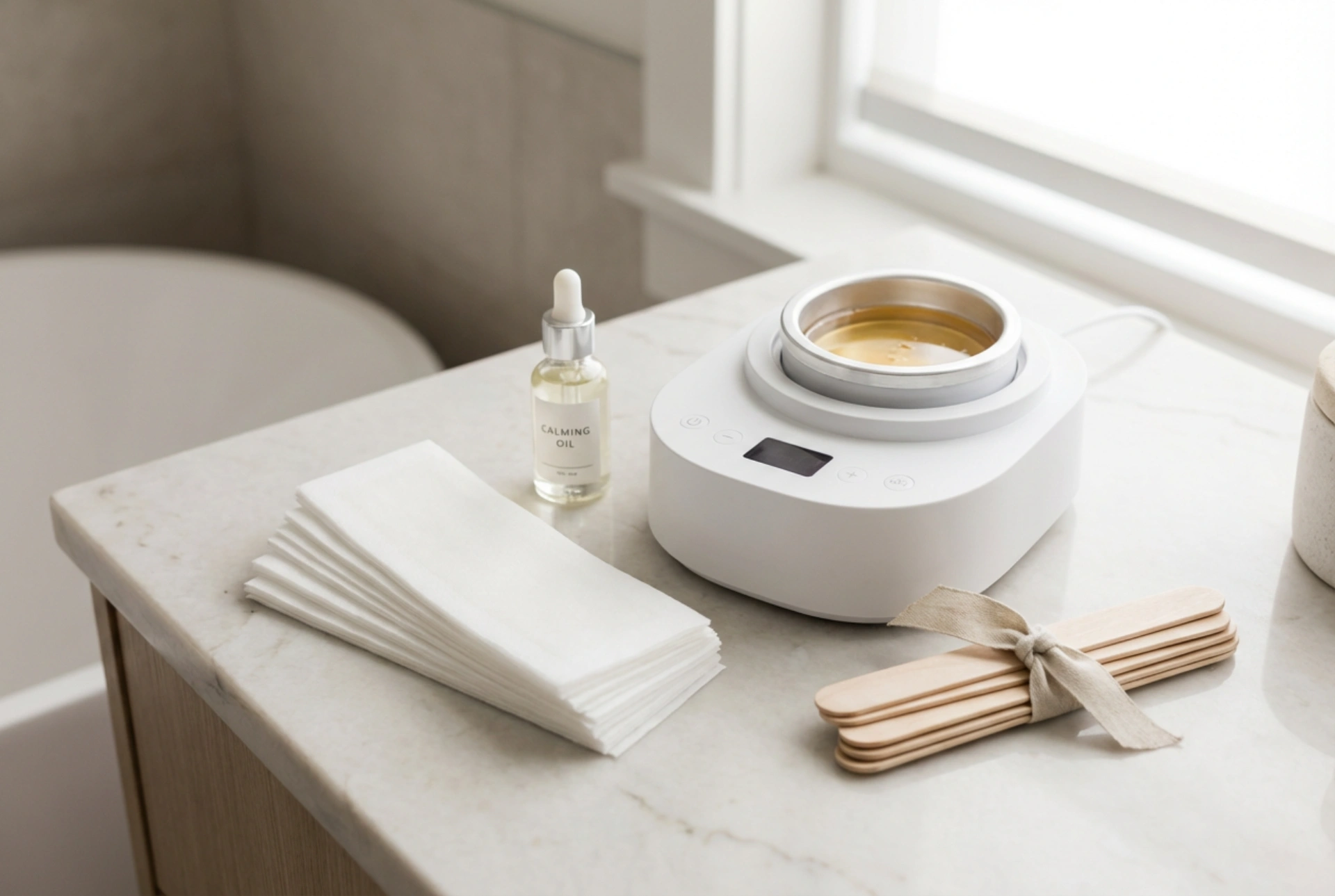 Cera profissional para depilação em casa: técnica, temperatura, segurança