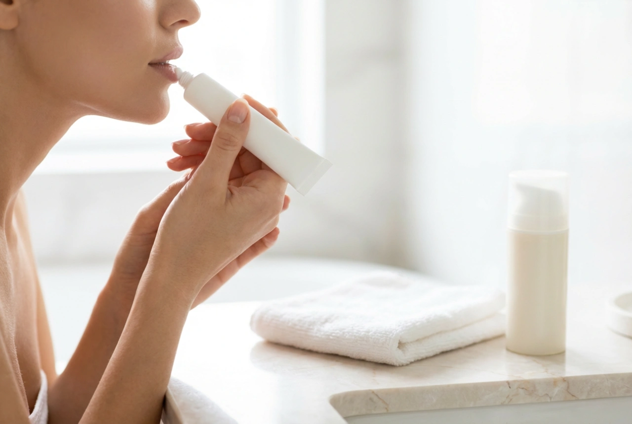 Depilação do buço com creme: preparação da pele, aplicação e remoção