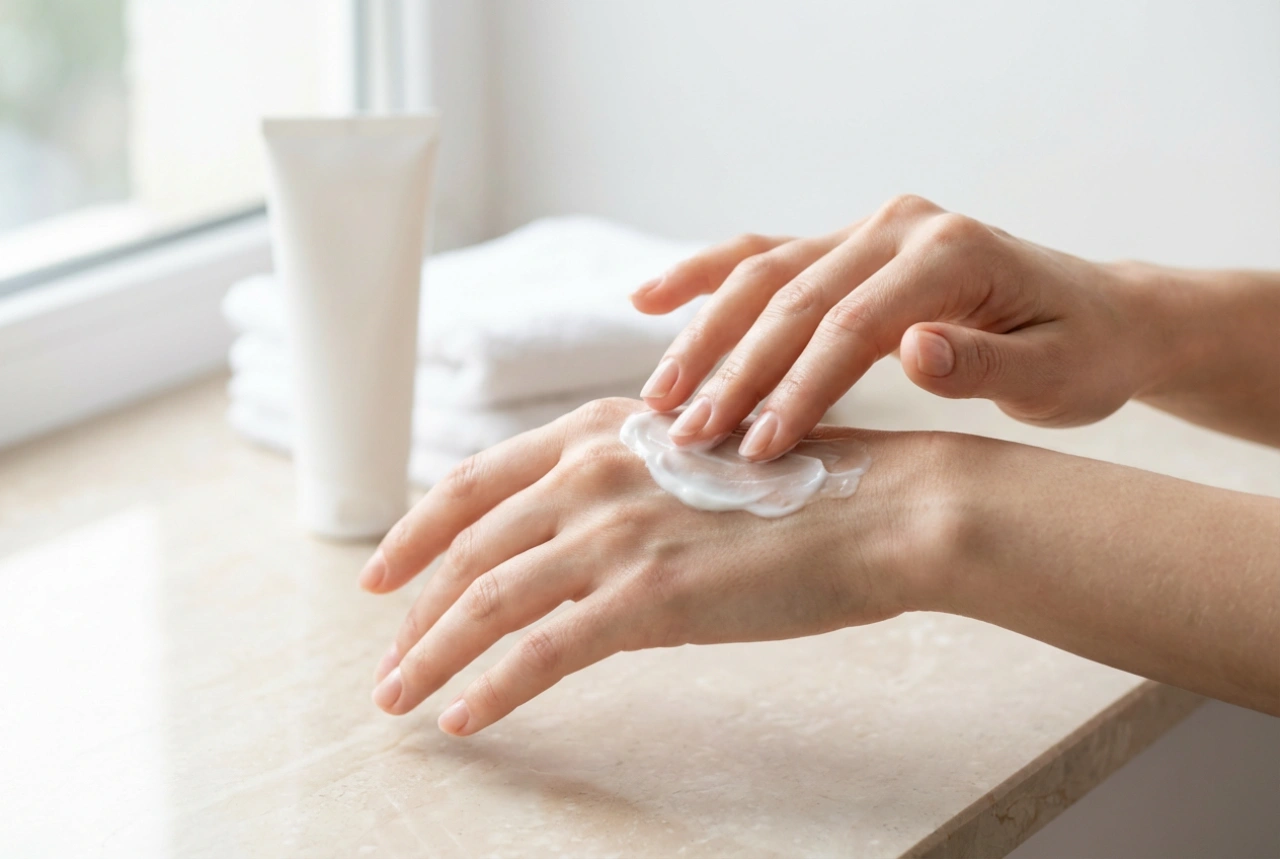 Mãos muito secas: o creme para mãos e a sua aplicação