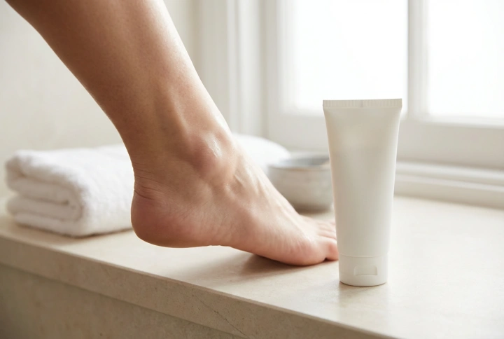 Creme de pés com 30% de ureia: cuidado para a pele espessa dos calcanhares