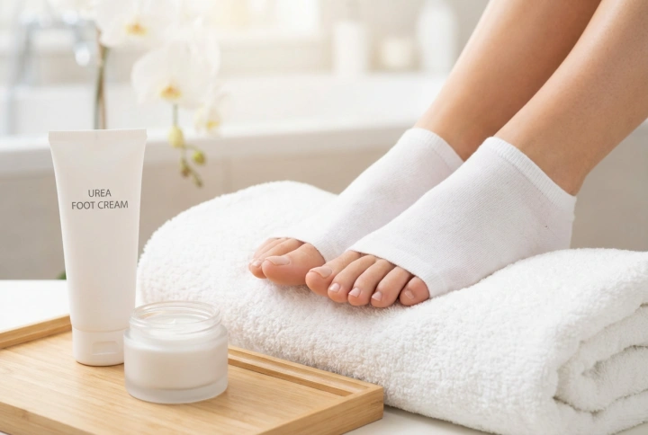 Máscaras para os pés: tipos, aplicação e combinação com creme de ureia