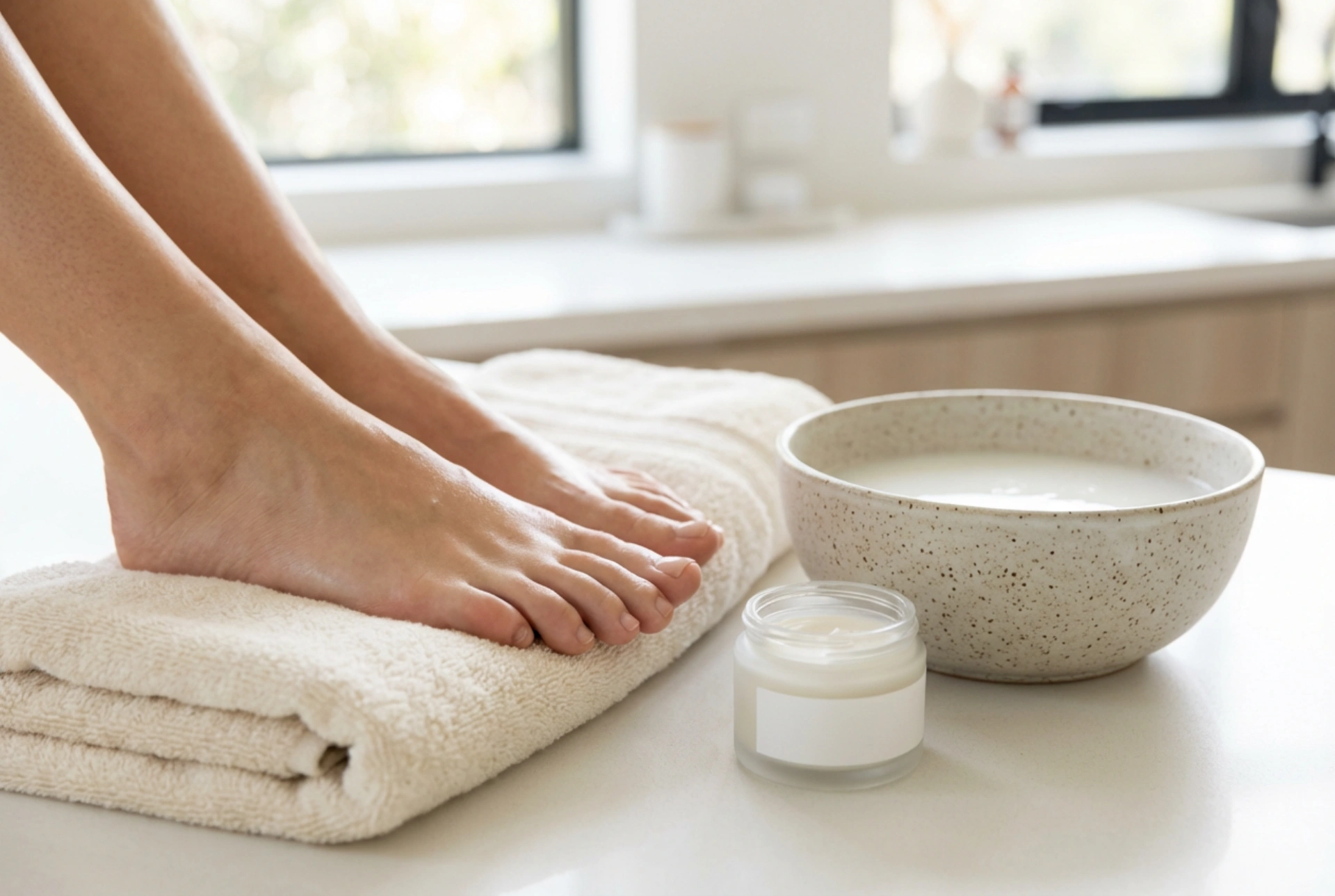 Pele seca nos pés: plano de cuidados, esfoliação e proteção dos calcanhares