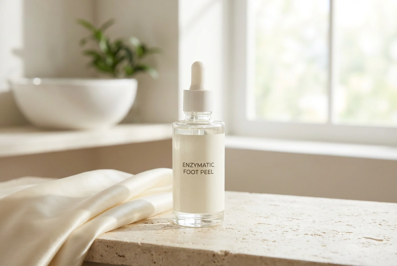 Peeling enzimático para os pés: esfoliação suave sem fricção