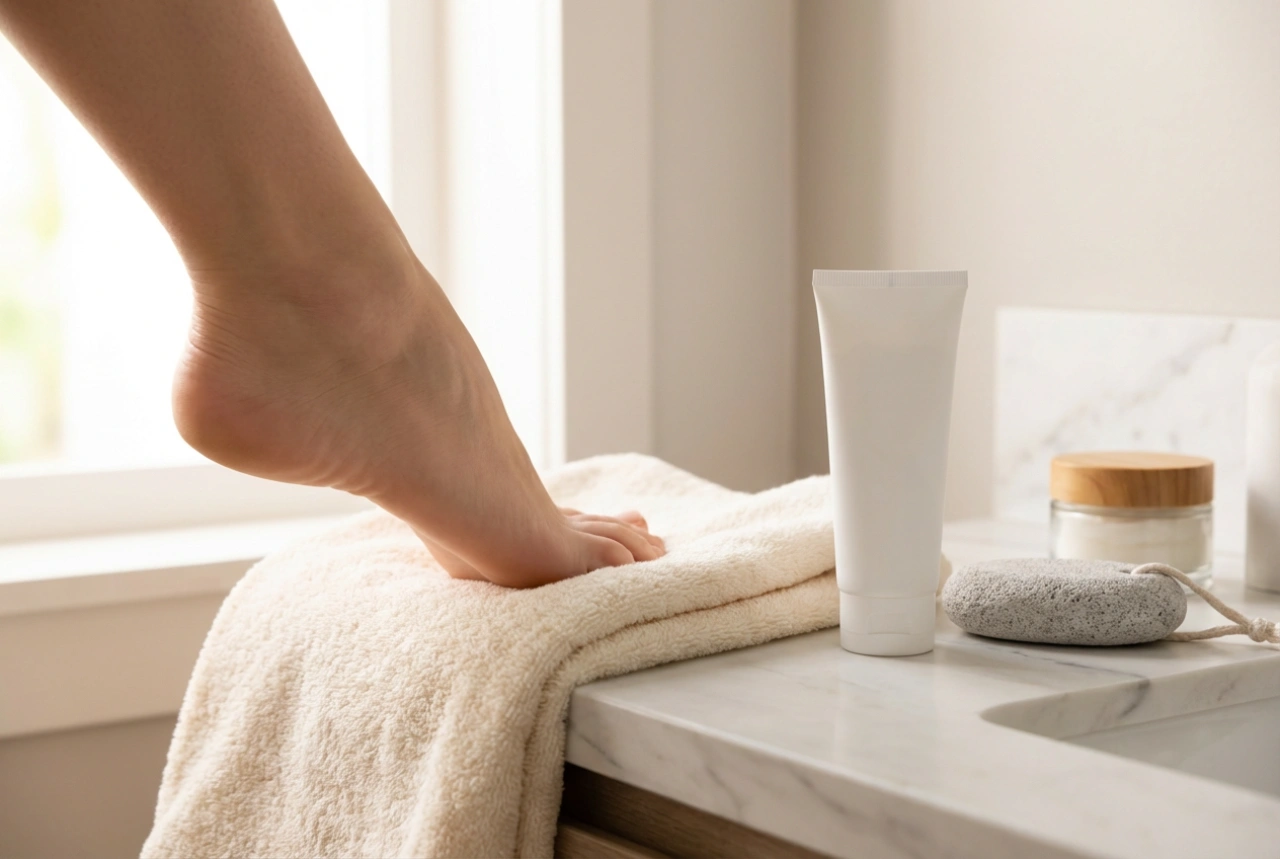 Calcanhares gretados depois do verão: um tratamento rápido de cuidados em casa
