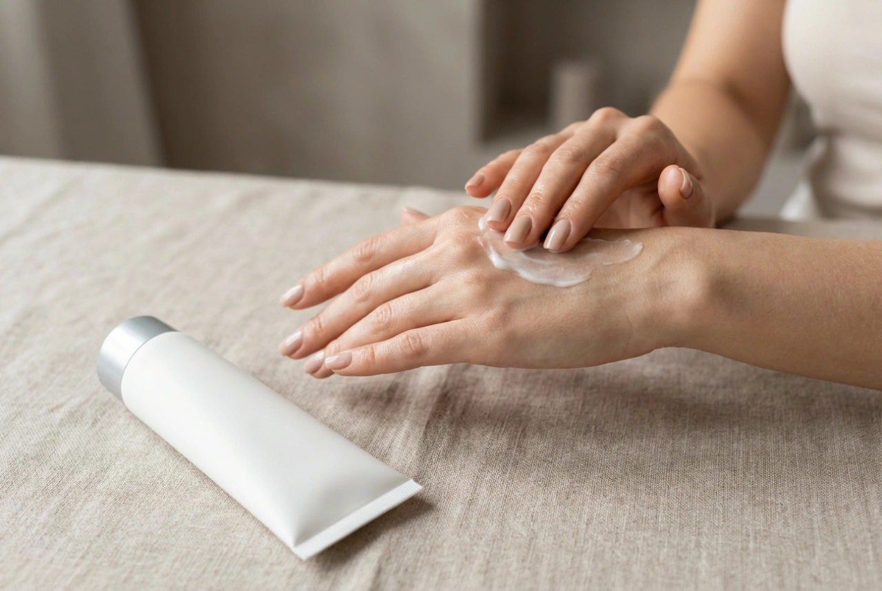 Como funciona o creme para mãos ressecadas: aplicação, frequência e oclusão