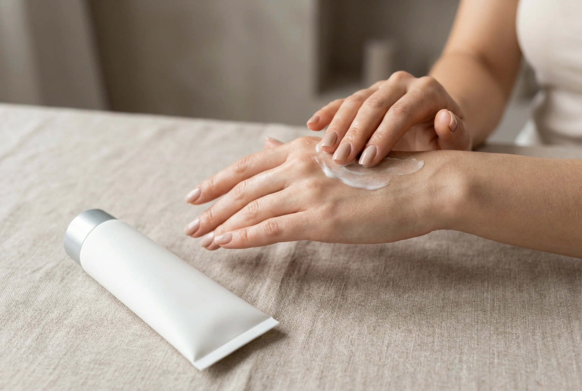 Como funciona o creme para mãos ressecadas: aplicação, frequência e oclusão