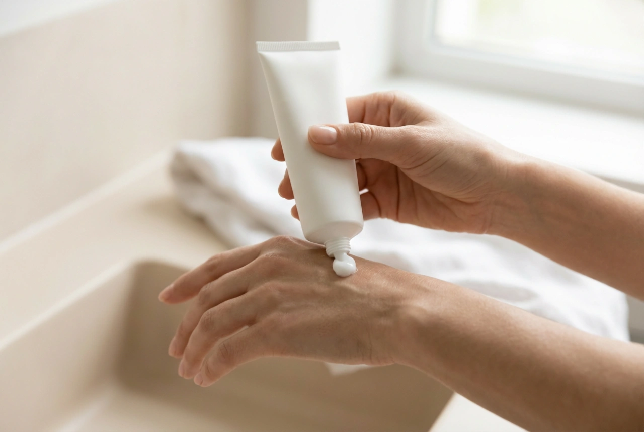 Pele das mãos gretada: lavagem suave, regeneração e proteção