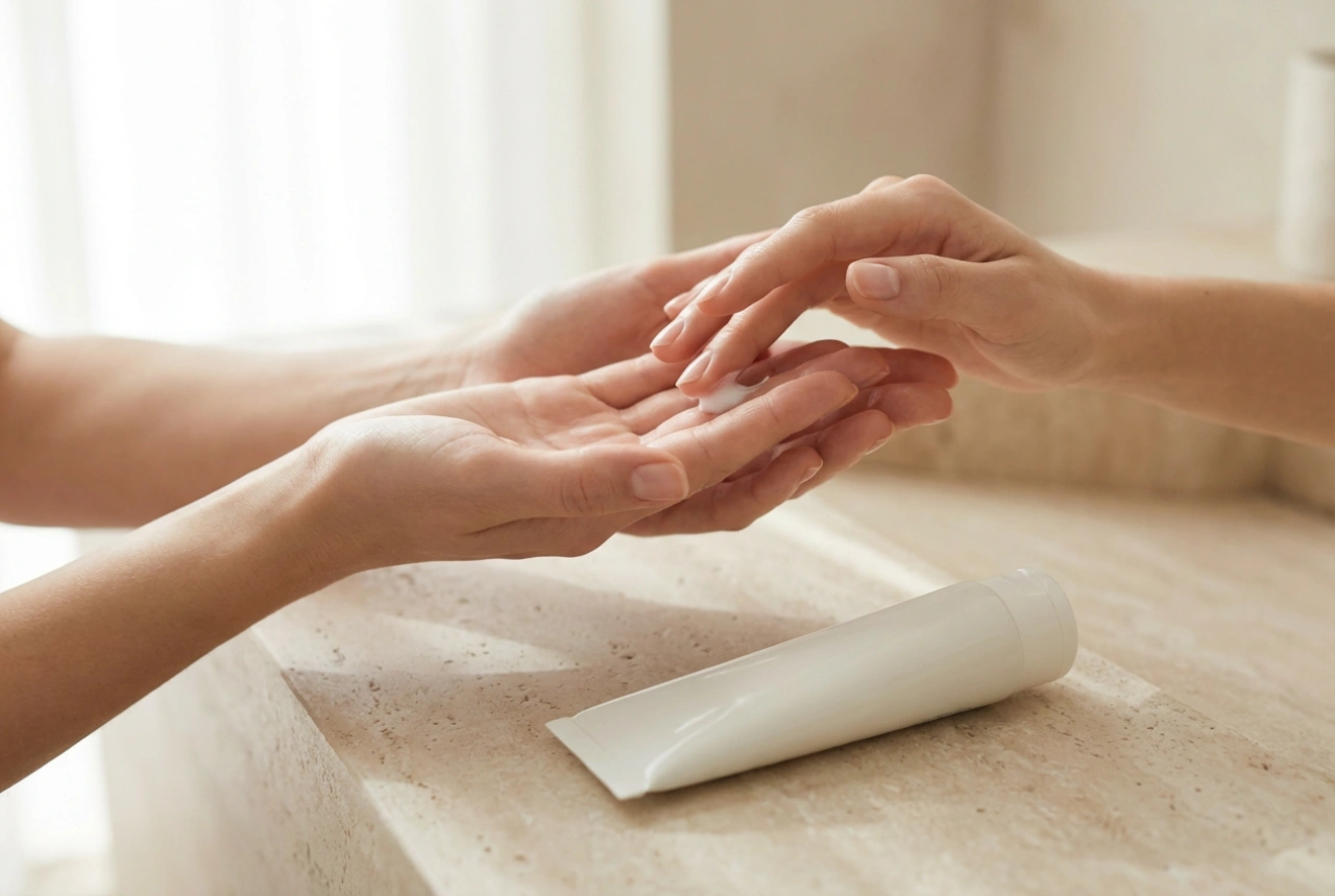 Desinfetante para as mãos: aplicação, quantidade e proteção da pele contra o ressecamento