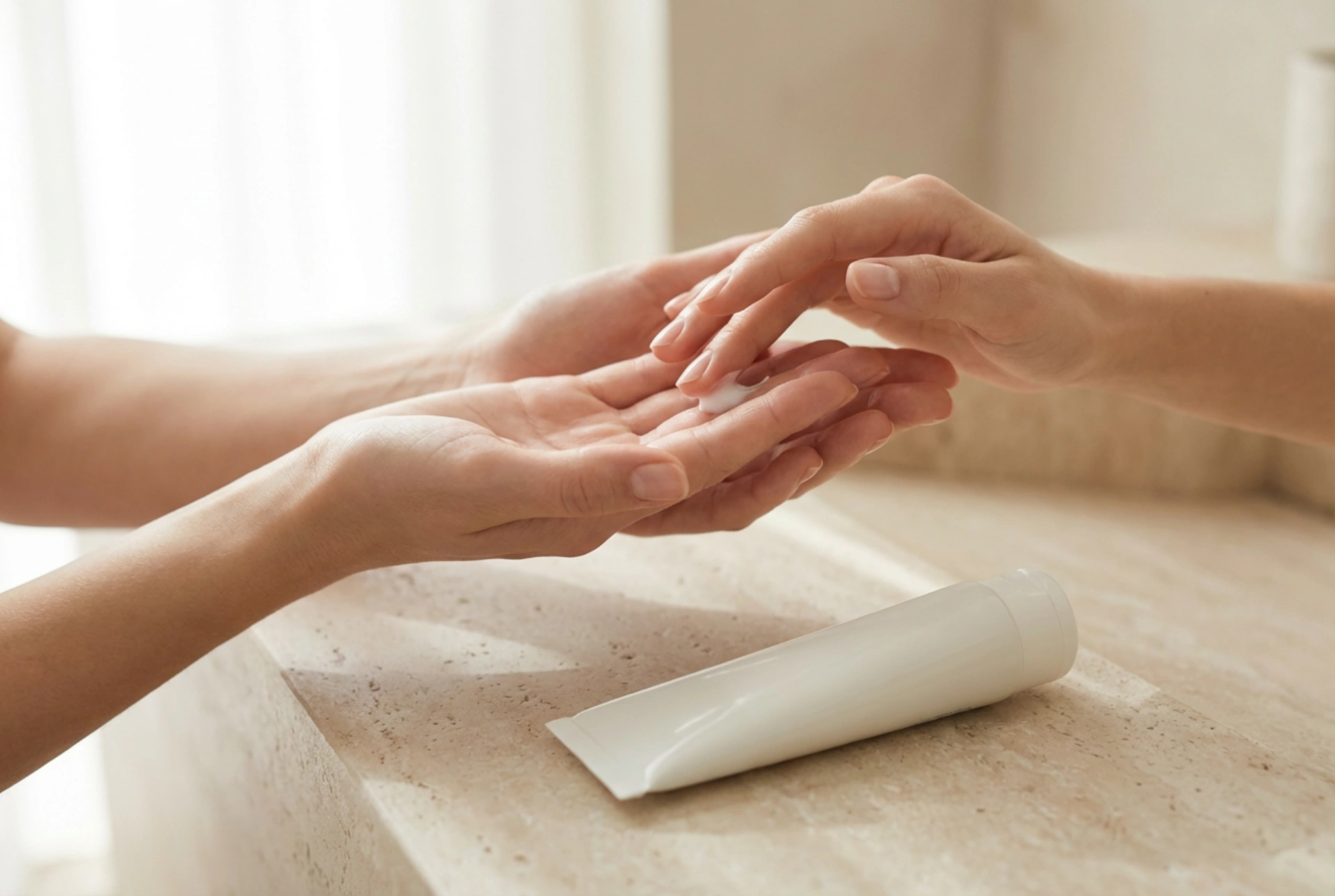 Desinfetante para as mãos: aplicação, quantidade e proteção da pele contra o ressecamento