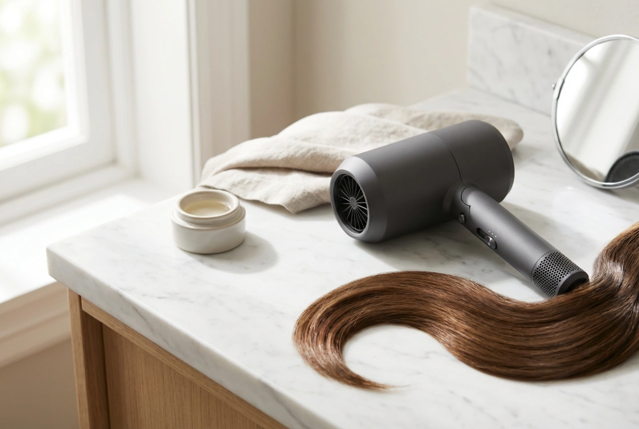 Secador de cabelo com ionização: acabamento suave e quando ligar o ionizador