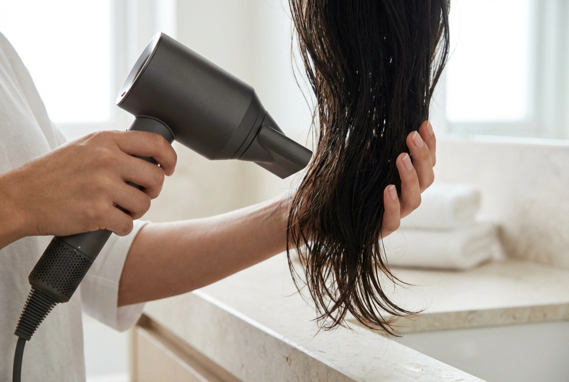 Secador de cabelo em casa: potência, concentrador e técnica de secagem sem sobreaquecimento
