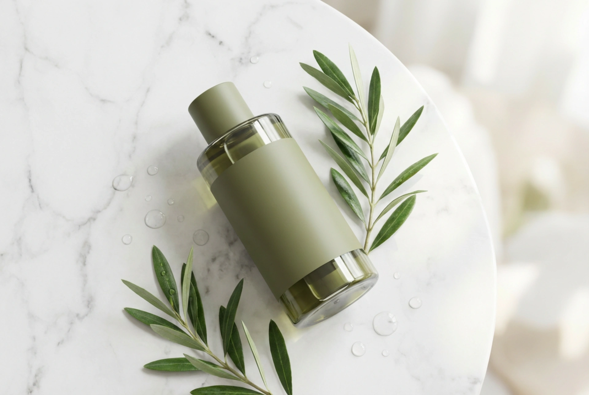 Gel de banho com azeite de oliva: limpeza suave e pele macia após o banho