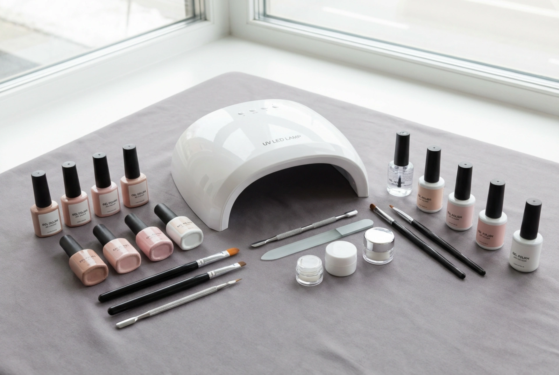 Kit de unhas de gel: elementos essenciais e primeiros passos