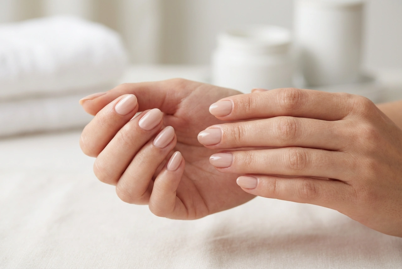 Manicure híbrida em unhas curtas: alongamento ótico e durabilidade