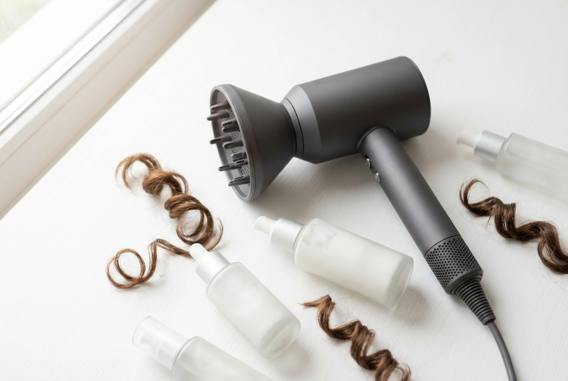 Secador com difusor para cabelo cacheado: como secar os cachos sem frizz