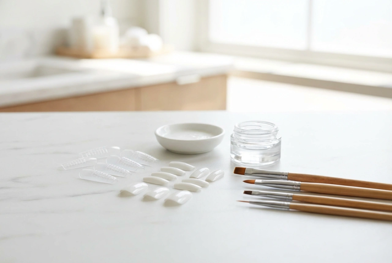 Acessórios para alongamento de unhas: moldes, tips e técnicas